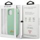 Guess Etui Guess GUHCP12MLSLMGGN Apple iPhone 12/12 Pro zielony/green hardcase Metal Logo Script