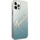 Guess Etui Guess GUHCP12MPCUGLSBL Apple iPhone 12/12 Pro niebieski/blue hardcase Glitter Gradient Script