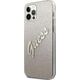 Guess Etui Guess GUHCP12MPCUGLSGO Apple iPhone 12/12 Pro złoty/gold hardcase Glitter Gradient Script