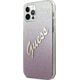 Guess Etui Guess GUHCP12MPCUGLSPI Apple iPhone 12/12 Pro różowy/pink hardcase Glitter Gradient Script