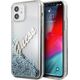 Guess Etui Guess GUHCP12SGLVSBL Apple iPhone 12 mini niebieski/blue hardcase Glitter Vintage Script