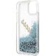 Guess Etui Guess GUHCP12SGLVSBL Apple iPhone 12 mini niebieski/blue hardcase Glitter Vintage Script