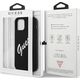Guess Etui Guess GUHCP12SLSVSBW Apple iPhone 12 mini czarno biały/black white hardcase Silicone Vintage