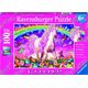 Ravensburger Puzzle 100 Jednorożec XXL brokat