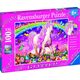 Ravensburger Puzzle 100 Jednorożec XXL brokat