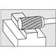 Pferd Frez trzpieniowy ze stopów twardych, cylindryczny, 1225 3PLUS 6mm 12x25mm Pferd