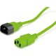 Kabel zasilający Value ROLINE Kabel zasilający C14 - C13, IEC 320, zielony, 0,8 m