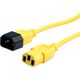 Kabel zasilający Value ROLINE Kabel zasilający C14 - C13, IEC 320, żółty, 3 m