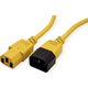Kabel zasilający Value ROLINE Kabel zasilający C14 - C13, IEC 320, żółty, 3 m