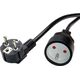Value VALUE Przedłużacz, kabel zasilający, AC 230V, UTE, czarny, 10 m