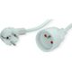 Value VALUE Przedłużacz, kabel zasilający AC 230V, UTE, biały, 5 m