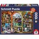 Schmidt Spiele Puzzle 1000 Magiczny świat bajek G3