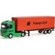 Welly WELLY Truck z przyczepą 1:32 Mercedes Benz Actros K LINE
