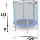 Trampolina ogrodowa Neo-Sport NS-04Z200F z siatką zewnętrzną 4.5 FT 140 cm