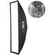 GlareOne Softbox prostokątny GlareOne szybki montaż Easy Fold 30x120 cm