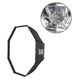 GlareOne Softbox oktagonalny GlareOne szybki montaż Easy Fold 80 cm - mocowanie bowens