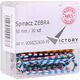 Victory Office Product SPINACZE BIUROWE VICTORY OFFICE 50MM 30 SZT. OKRĄGŁE ZEBRA MIX KOLORÓW POJEMNIK PLASTIKOWY