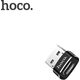 Adapter USB Hoco UA6 USB-C - USB Czarny  (6957531064138)