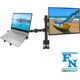 Ergosolid Uchwyt biurkowy na monitor 10" - 30" i laptop (NF14)