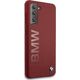 BMW Etui BMW BMHCS21MSLBLRE S21+ G996 czerwony/red hardcase Silicone Signature Logo