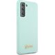 Guess Guess GUHCS21MLSLMGLB S21+ G996 niebieski/blue hardcase Silicone Script Metal Logo