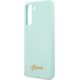 Guess Guess GUHCS21MLSLMGLB S21+ G996 niebieski/blue hardcase Silicone Script Metal Logo