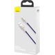 Kabel USB Baseus USB-A - Lightning 1 m Fioletowy (baseus_20210316155311)