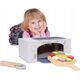 Ecotoys Drewniany piec do pizzy + dodatki kuchnia (1013)