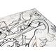 Lean Sport Puzzle Do Kolorowania Dinozaury Pisaki 24 elem