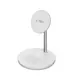 Tech-Protect QI15W-A39 2in1 Magnetic MagSafe Wireless Charger White