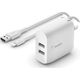 Ładowarka Belkin WCD001VF1MWH 2x USB-A 3 A (WCD001vf1MWH)