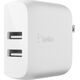 Ładowarka Belkin WCD001VF1MWH 2x USB-A 3 A (WCD001vf1MWH)
