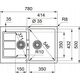 Zlewozmywak Franke  Franke S2D 651-78 143.0618.684 Onyx