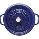 STAUB Garnek STAUB żeliwny okrągły 3.8 ltr niebieski