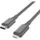 Kabel USB Belkin USB-C - Lightning 1.2 m Szary (CAA006BT04GR)