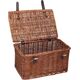Bicycle Gear Koszyk rowerowy wiklinowy przód 45x30x25cm