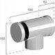 Ricom KOLANO KONC PP-AL 87ST DN60/100 Z REWIZJA