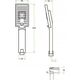 Bateria wannowa Invena DOKOS BATERIA WANNOWA CZARNY / CHROM