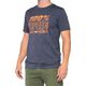 100% T-shirt 100% TRADEMARK krótki rękaw navy heather roz. XL (NEW)