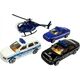 HLD Toys Wielopoziomowy Parking Policyjny z lądowiskiem (4618)