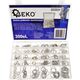 Geko ZESTAW PODKŁADEK ALUMINIOWYCH 300EL. (20) G02824 GEKO