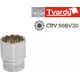 Geko NASADKA DWUNASTOKĄTNA 1/2" 23 MM TVARDY (10/100) T00143-23 GEKO