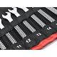Geko ZESTAW KLUCZY PŁASKO-OCZKOWYCH 17EL. 8-32MM CRV-CS (SATYNA)(6) T00652 GEKO