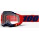 100% Gogle 100% ACCURI 2 WATERLOO (Szyba Przezroczysta Anti-Fog, LT 88%-92%) (NEW)