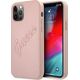 Guess Guess GUHCP12LRSAVSRG iPhone 12 Pro Max 6,7" różowy/pink hardcase Saffiano Vintage Script