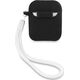 Guess Etui ochronne GUACA2LSVSBW Silicone Vintage do AirPods 1/2 czarne