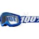 100% Gogle 100% STRATA 2 JUNIOR BLUE (Szyba Przezroczysta Anti-Fog, LT 88%-92%) (NEW)