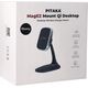 Pitaka Pitaka MagEZ Mount Qi Desktop, gunmetal