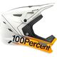 100% Kask full face 100% STATUS DH/BMX Helmet Carby Silver roz. XL (61-62 cm) (NEW)