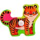 Smily Play Smily Play Układanka Drewniana ZOO Puzzle 4 el